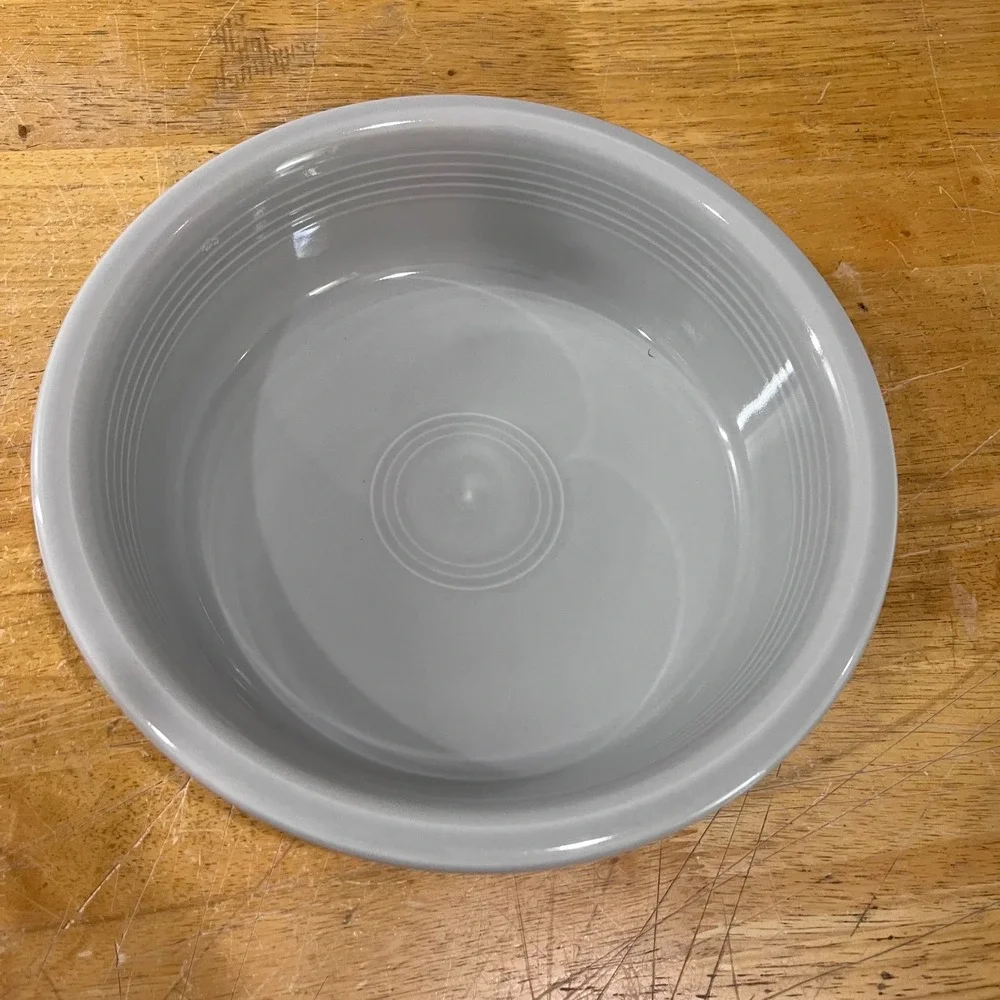 Fiesta Pearl Gray Vegetable Serving Bowl 10.25